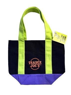 NWT Limited Edition Trader Joe’s Halloween trick-or-treat canvas, mini tote bag